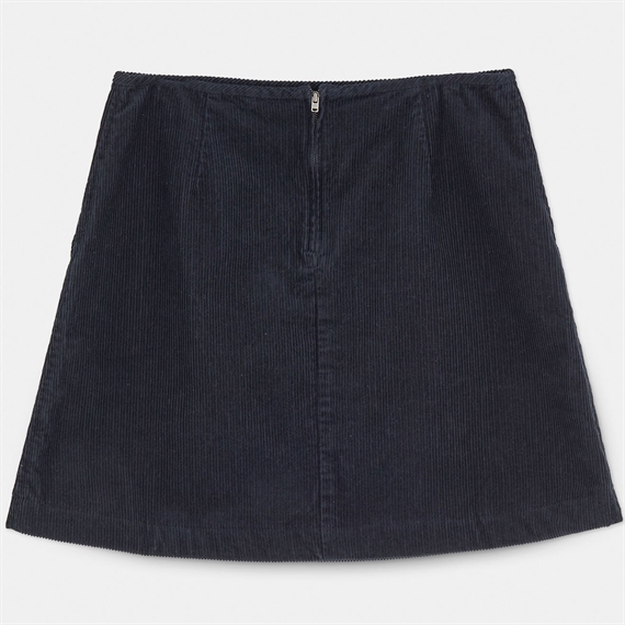 Aiayu Mini Skirt Corduroy, Black Navy